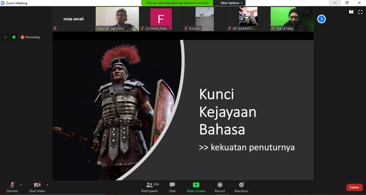 PUNCAK PSBB, HIMAPRODI PBSI ADAKAN WEBINAR NASIONAL