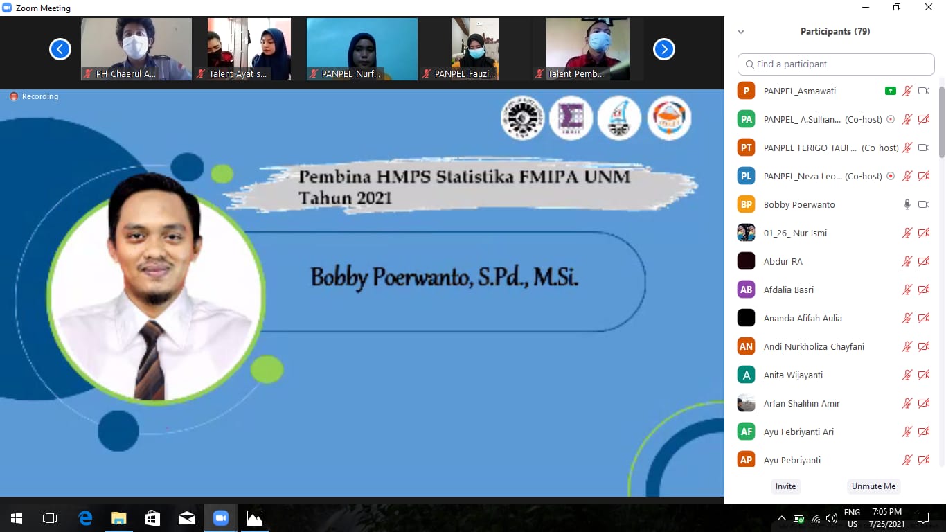 AKSI NYATA ILMIAH MAHASISWA IV HMPS STATISTIKA RESMI DIBUKA