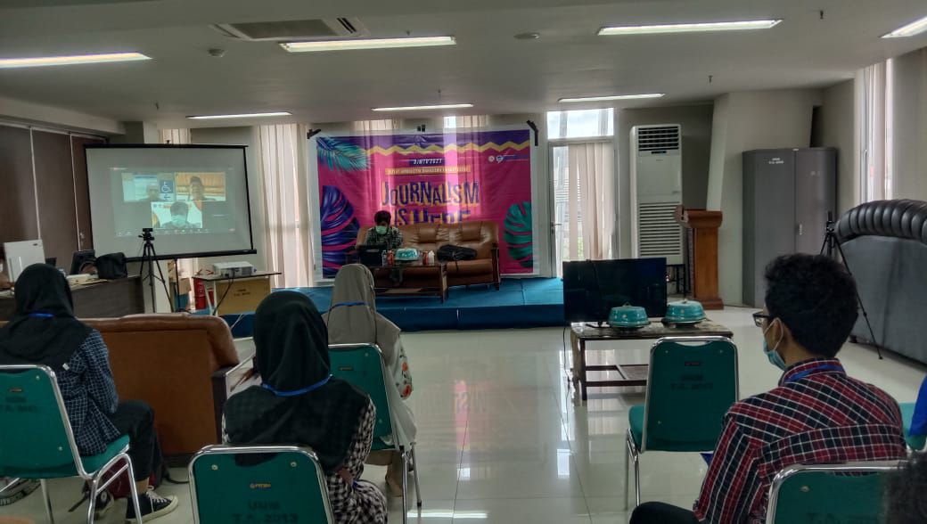 LPM PROFESI UNM ADAKAN DJMTD 2021 DENGAN TEMA JOURNALISM IS HERE
