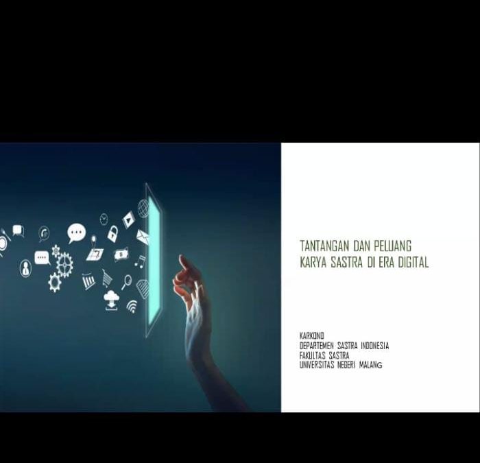 LITERASI PENA HMPS SASINDO BAHAS SASTRA ERA DIGITAL: AKSES MUDAH, RENTAN PLAGIARISME