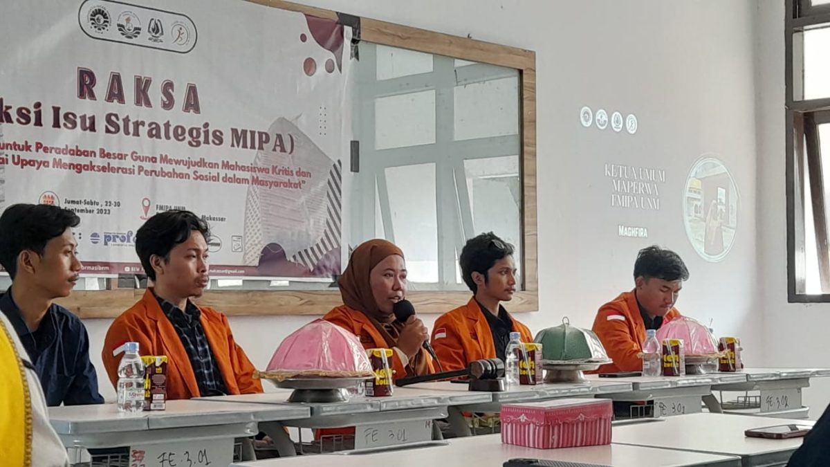 RAKSA BEM FMIPA UNM AJAK MAHASISWA PEKA TERHADAP LINGKUNGAN SOSIAL