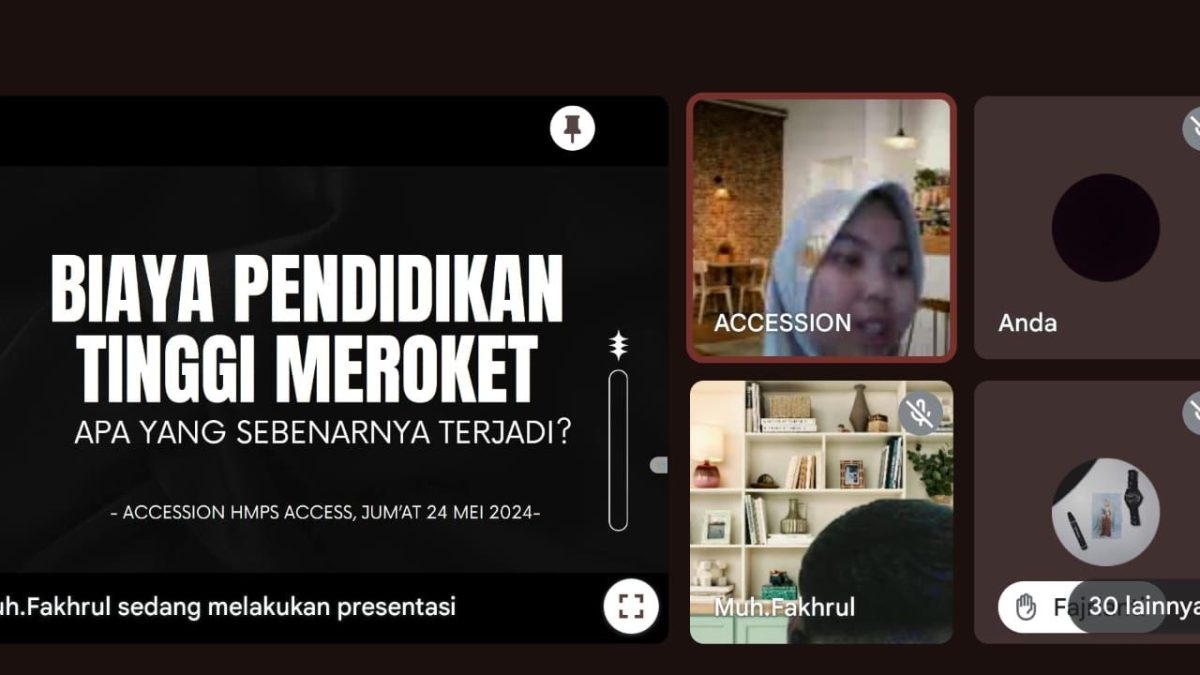 HMPS ACCESS SOROTI UKT YANG TINGGI DALAM ACCESSION