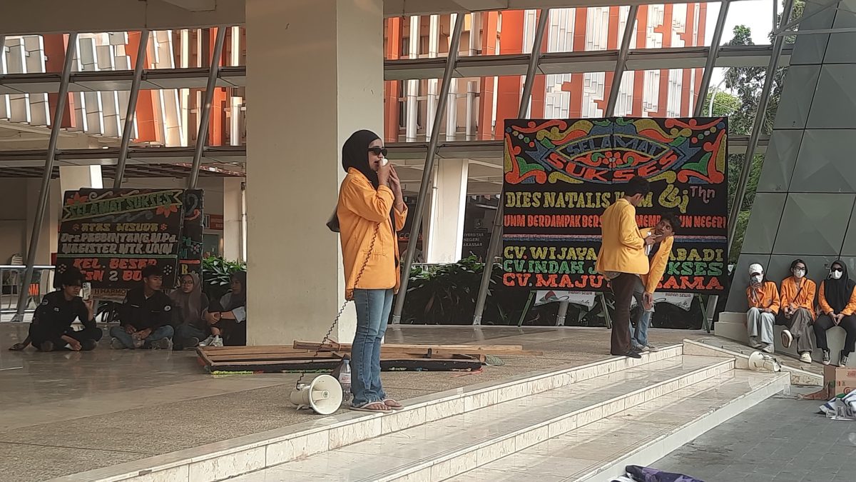BEM UNM GELAR AKSI INTERNAL: TUNTUT TRANSPARANSI DAN KEJELASAN ATAS PROBLEMATIKA KAMPUS