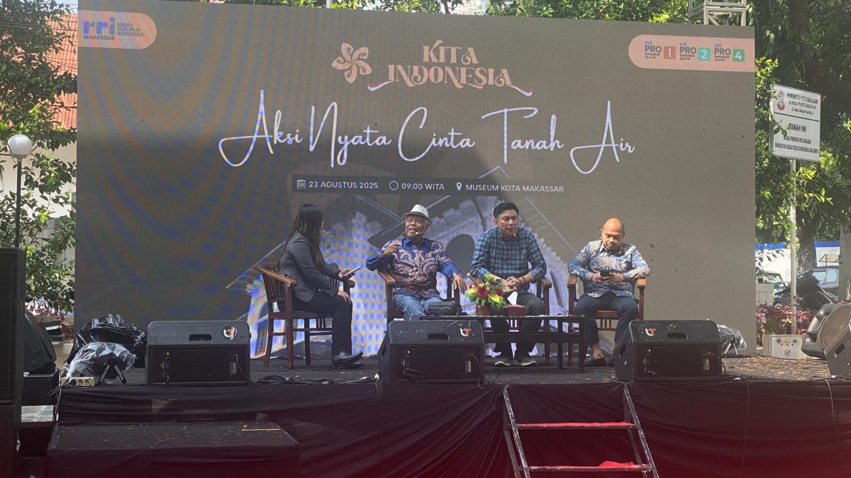 RRI KOTA MAKASSAR GELAR TALKSHOW AKSI NYATA CINTA TANAH AIR
