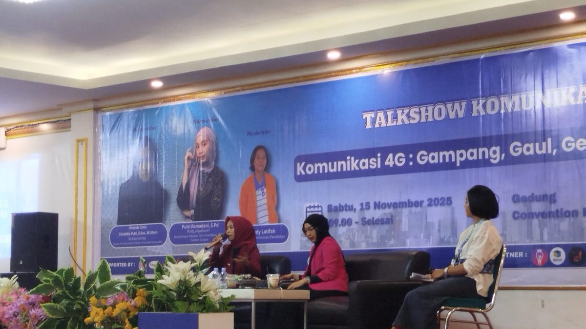 TALKSHOW PRODI ADMINISTRASI PENDIDIKAN AJAK MAHASISWA KENALI KOMUNIKASI YANG TEPAT DAN ADAPTIF