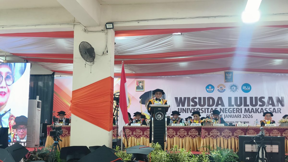 UNM GELAR WISUDA PERIODE JANUARI, PLH. REKTOR TEGASKAN KOMITMEN PENGUATAN TATA KELOLA KAMPUS