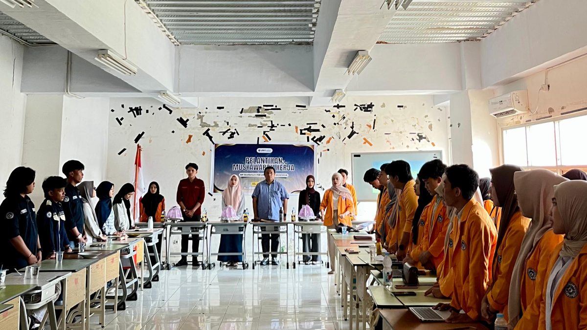 MP EKOLIBRIUM FEB UNM RESMI LANTIK 43 PENGURUS PERIODE 2025-2026