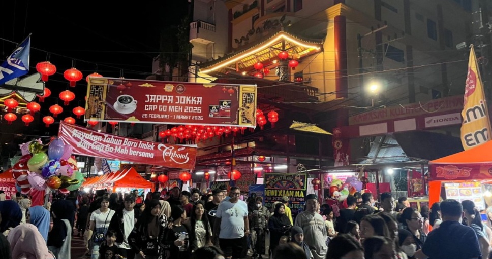 KOLABORASI KONGHUCU DAN ISLAM WARNAI CAP GO MEH 2026 DI MAKASSAR