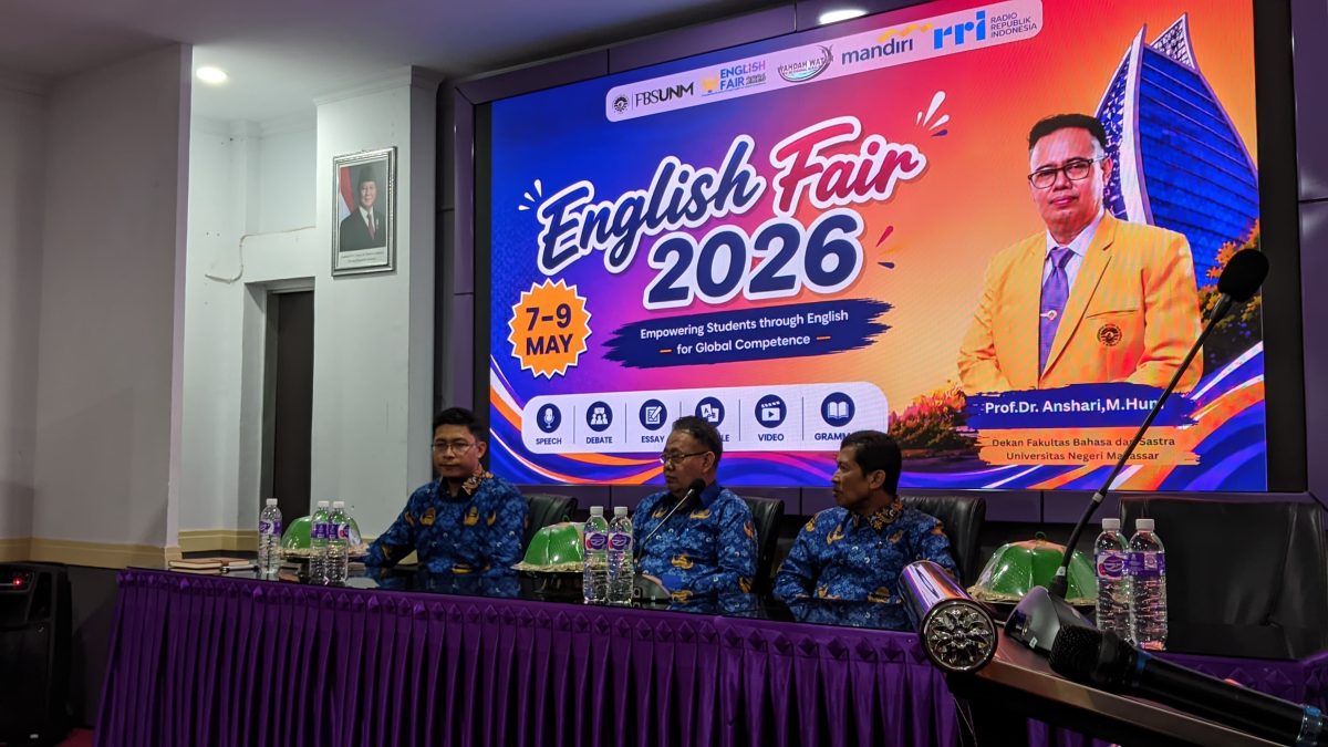 JBI FBS UNM ADAKAN ENGLISH FAIR 2026: WADAH PENGEMBANGAN KOMPETENSI MAHASISWA