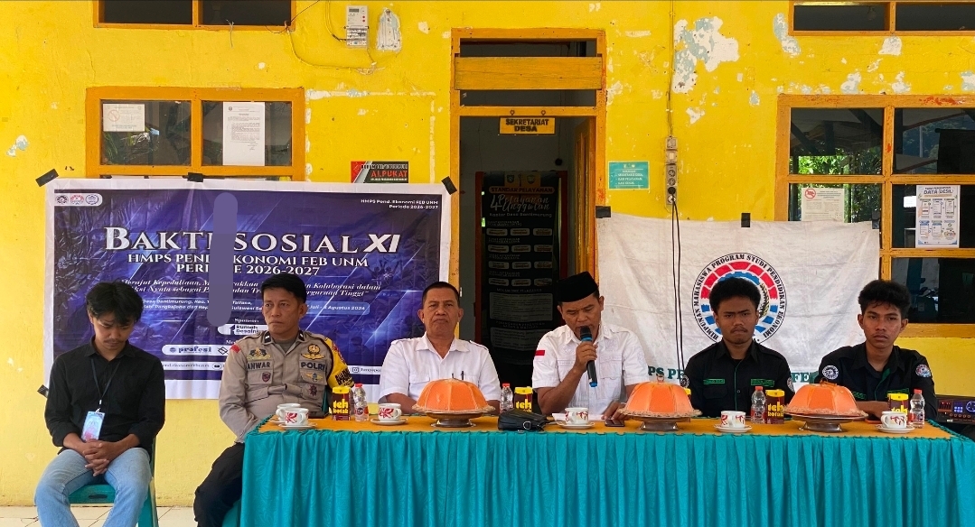 HMPS PENDIDIKAN EKONOMI FEB UNM LAKSANAKAN BAKSOS, HADIRKAN BERAGAM PROGRAM PEMBERDAYAAN MASYARAKAT